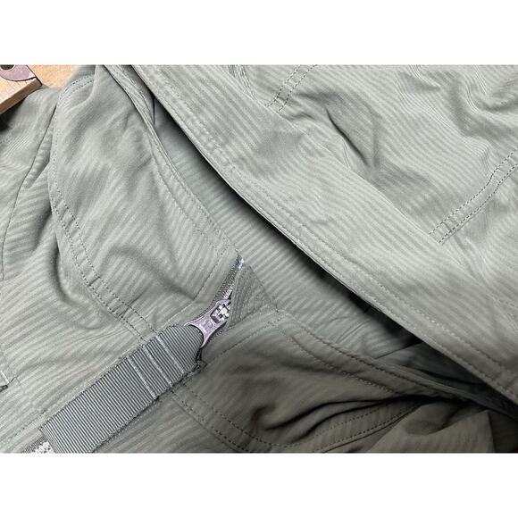 Lululemon Yogi Anorak Jacket Women’s Sz 6/8 Lined Hooded Fatigue Green Full Zip - Picture 8 of 10